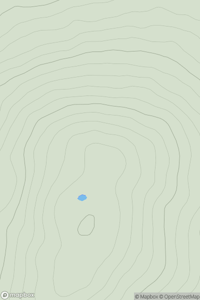 Thumbnail image for Meall a' Chaorainn [Loch Broom to Strath Oykel] [NC263043] showing contour plot for surrounding peak